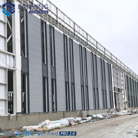 Bâtiments Métalliques Préfabriqués à Grande Portée pour Ateliers et Usines, Bases de Production à Structure Acier avec Stockage et Bureaux Intégrés