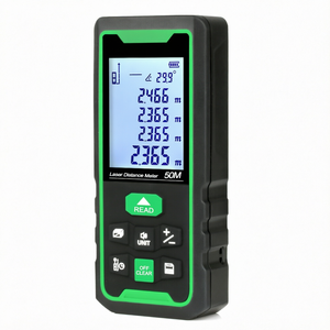 Medidor de Distancia Láser Verde Recargable con Carga Tipo-C, Alcance de 80m, Herramienta de Medición con Cámara para Topografía en Exteriores - Product Image 1