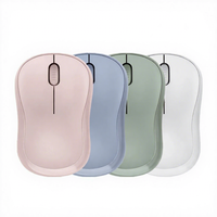 M221 Mouse Optik USB Nirkabel 2.4GHz 1000DPI LED Backlit Tahan Air untuk Pemain Kanan, Fashion Wanita, Kantor, Rumah, PC Stok 3