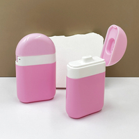 Nouvelle bouteille vide de 50 ml rose avec couvercle à clapet pour crème solaire, lotion, isolation, emballage en plastique