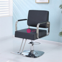 Fauteuil de Salon de Coiffure Yicheng en Gros, Chaise de Barbier Hydraulique Rotative et Réglable en Hauteur, Mobilier de Salon