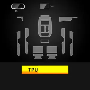 Tpu Transparent folie für Hongqi HS7 2019-2022 Auto Innen aufkleber Mittel konsole Getriebe Navigation Auslass Tür Windows Sitz verkleidung