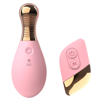 Promotion Spaß-App Fernbedienung Vibrierender Massage-Stimulator Weiblicher Vibrator Tragbar 10-Gang Wasserdicht USB-Aufladbar