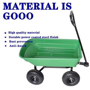 Camión Volquete de Plástico de Cuatro Ruedas para Uso en Jardines y Almacenes, Vehículo para Exteriores - Product Image 2