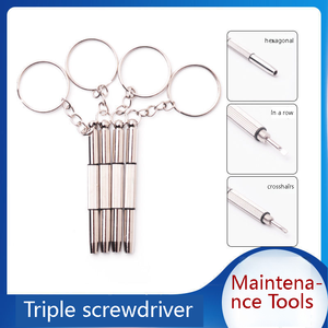 Tournevis miniature DIY OEM pour réparation de lunettes, tête Torx pour réparation de téléphones portables et montres, en acier allié au <span class=keywords><strong>chrome</strong></span>-vanadium avec manche en aluminium - Product Image 6