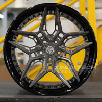 Rines Forjados de 2 Piezas XINLAI en Color Gunmetal de 19 Pulgadas 5x112 5x114.3 para BMW M3 M4 M5 para Mercedes-Benz C63 E63 para Audi RS5 RS7