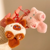 Pendentif jouet pour chat Tuan Tuan, porte-clés fait main, décoration suspendue pour sac, poupée en peluche modèle Gigi Cat, pour machine à griffes, vente en gros