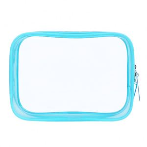 OEM ODM Hot Seller Transparent Plastic Pvc <b>Heat</b> Seal Sewing Travel Custom clear Pvc Cosmetic <b>Bag</b> - Product Image 2