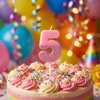 Bougies numériques créatives sans fumée en cire de paraffine pour gâteaux, fournitures de décoration pour fêtes d'anniversaire, mariages, Nouvel An et décoration intérieure