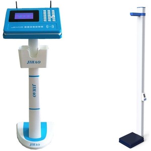 เครื่องวัดส่วนสูงและน้ำหนักอัจฉริยะ Jihao JH-1211 พร้อมหน้าจอ LCD สำหรับการวัดสัดส่วนร่างกาย - Product Image 1
