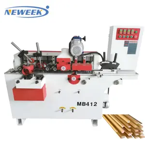 Neweek Hoge Efficiëntie 5-11Cm Verwerking Breedte 4 Moulder Kant Voor Hout Multifunctionele Mini Vierzijdige schaafmachine Houtbewerking Machine