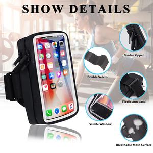 OEM ODM venta al por mayor brazalete soporte para teléfono móvil <span class=keywords><strong>iPhone</strong></span> 16 16E 15 deportes brazo bolsa bandas ajuste ejercicio gimnasio entrenamiento corredor senderismo - Product Image 3