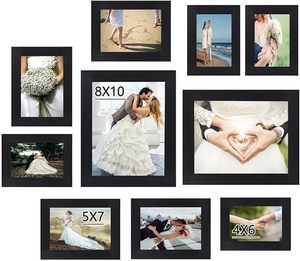 Thân thiện với môi 8x10 Đen UV in khung ảnh bằng gỗ MDF Vải khung hình cho tường bộ sưu tập hoặc tabletopwooden khung ảnh - Product Image 4