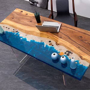 Gmart Vennia mobili soggiorno 72X36 lucido Shiner decorazione Noyer scrivanie conferenza Epoxi <span class=keywords><strong>tavolo</strong></span> rialzato per la fabbricazione di tavoli <span class=keywords><strong>in</strong></span> <span class=keywords><strong>legno</strong></span> - Product Image 1