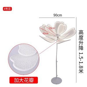 Lampada fiore di seta matrimonio decorazione fase passerella guida luce basamento pilastro strada piombo luce - Product Image 5