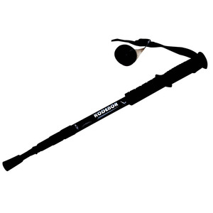 Bâton de trekking Cordno en alliage d'aluminium 6061, quatre sections, poignée droite, bâton de randonnée bleu, rouge, argent, noir - Product Image 5