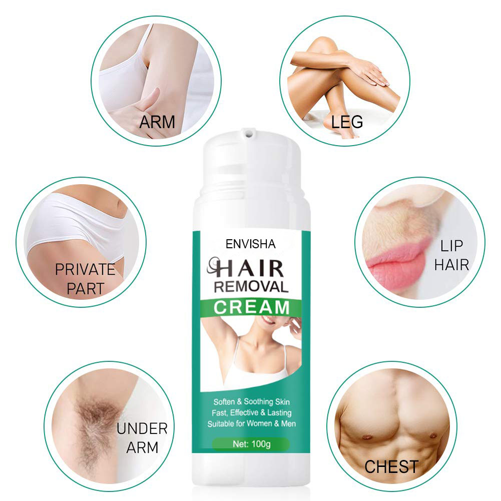 Высококачественный ингибитор роста волос фирменной торговой марки, постоянный крем для удаления волос на теле