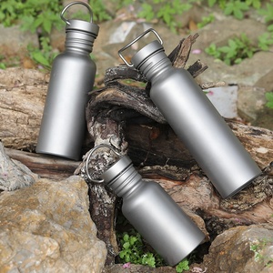 Logo Graveren Outdoor <span class=keywords><strong>Camping</strong></span> Titanium <span class=keywords><strong>Water</strong></span> Fles Met Titanium Deksel 500Ml Of 750Ml - Product Image 6