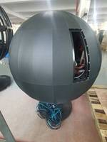 Globo interior de 360 grados, pantalla de bola led, pantalla de bola esférica, pantalla redonda esférica para Centro Comercial