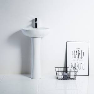 Longue Durée de Vie de Haute Qualité Blanc Salle De Bains Lavabo Évier Piédestal Bassin Shampooing Puits Pour Hôtel - Product Image 2