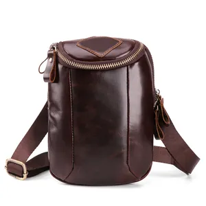 Casual New Spot Fashion Messenger Shoulder Crossbody Men Bag Multifunctional Designer Leather Sling Bag