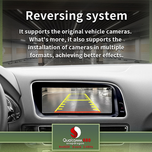 Lelv Nhà Máy Giá 8.8 \ "8Core Android 14 Xe Đài Phát Thanh Với Carplay GPS Navigation Đa Phương Tiện Player Cho Audi Q5R 2009-2017 Xe Ô Tô - Product Image 4