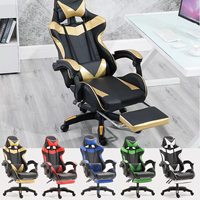 Prix de gros Gravité zéro Cyber Café Chaise berçante de jeu Pas cher Ordinateur Pc Chaise de jeu Chaise de course de jeu avec repose-pieds