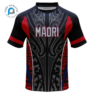 Maillot Rugby Maori PURE Sublimation Personnalisé 100% Polyester Tatouage Chemise Rugby Respirant Maillot Rugby League - Product Image 4
