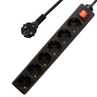 Prise d'extension européenne 5 prises Electric German Power Strip Surge Protector