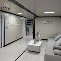Conteneur Maison de Luxe 40 Pieds, 3 Chambres, Modulaire, Préfabriqué, Extensible, Villa de Luxe