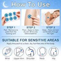 Acentiallabs 30 Patchs Transdermiques pour un Sommeil Sain, Soutien Relaxant pour un État de Repos Apaisant, Patchs Doux pour des Rêves et un Sommeil Amélioré