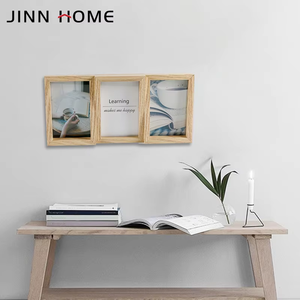 Jinn Home <span class=keywords><strong>3</strong></span> uds 4x6 ''marco de <span class=keywords><strong>fotos</strong></span> de madera <span class=keywords><strong>Collage</strong></span> tamaño A4 moda clásica Simple imagen marcos de pared decoración impresión UV - Product Image 6