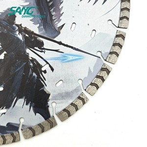 Lâmina de Serra Diamante Arix de 400mm 16 polegadas Soldada a Laser para Concreto Curado, Corte Rápido em Piso, Serra Manual - Product Image 5