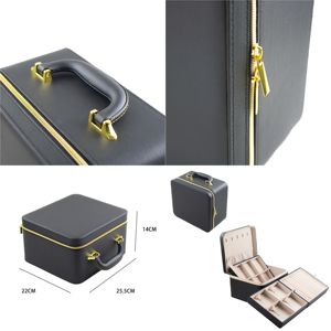 Estuche de Joyería Portátil de Diseño Original de Lujo, Color Personalizado, en Cuero PU - Product Image 2