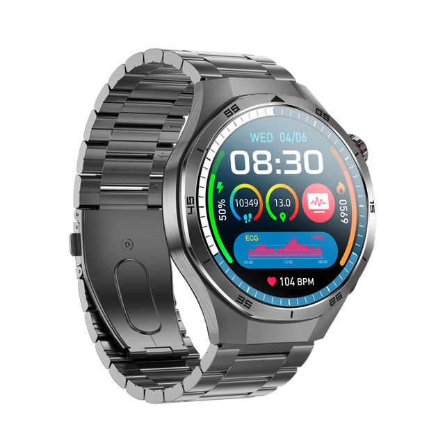 1.56 "Inches AMOLED Display MF20 Smart Health Watch ECG Health Smartwatch BT Men Metal Watches Smart Watch Ecg