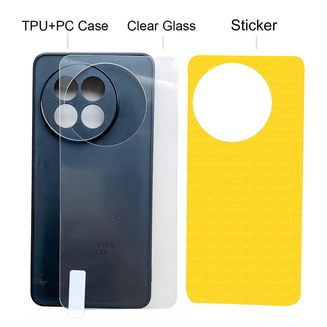 Blank Glass Phone case UV Printing Blanks Phone Case TPU+PC for oneplus ACE 5 ACE 5PRO
