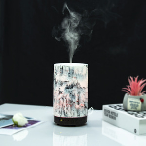 Lampe <span class=keywords><strong>d</strong></span>'aromathérapie à huile essentielle 120 ml, diffuseur USB à motif paysager, humidificateur ultrasonique pour l'aide au sommeil, <span class=keywords><strong>purificateur</strong></span> <span class=keywords><strong>d</strong></span>'<span class=keywords><strong>air</strong></span> - Product Image 2