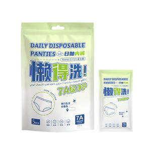 Uukkg Culottes jetables pour femmes, taille L, 5 pièces, en coton respirant, pour usage quotidien, essentielles pour les voyages - Product Image 2