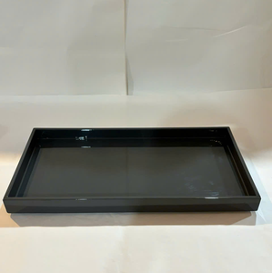 Plateau de service en laque, plateau en bois artisanal écologique avec finition lisse et brillante pour toutes les occasions - Product Image 4