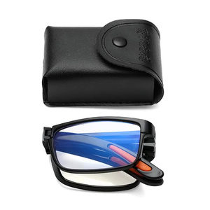 <span class=keywords><strong>Gafas</strong></span> de lectura con marco de PC cuadrado plegable con logotipo personalizado de la mejor calidad para hombres, <span class=keywords><strong>gafas</strong></span> de lectura para <span class=keywords><strong>presbicia</strong></span> de alta calidad - Product Image 1