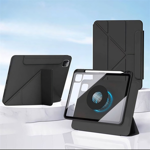 2026 สินค้าขายดีใหม่ 360 °   เคสฝาพับอะคริลิคแบบหมุนได้ 2-in-1 ป้องกันการกระแทก ป้องกันการงอ สำหรับ iPad Air6 Air7 13 นิ้ว - Product Image 1