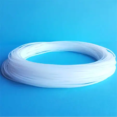 Tube PTFE vierge lisse tuyau de machine à café tube de flon ultra-mince revêtement en Ptfe tube plastique fluoré translucide d'approvisionnement d'usine