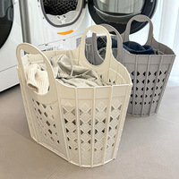 Panier à linge pliable de grande capacité en PP, style moderne minimaliste, pour la maison et la salle de bain, rangement des vêtements sales