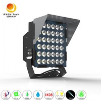 Luz LED para Estadios Deportivos, IP67 IK10, 15, 30, 60, 90 Grados, 400 Vatios, 80000 Lúmenes, para Campos de Fútbol, Cricket y Otros Estadios