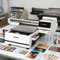 Impresora UV Plana de Escritorio 6090 para Botellas, Plástico, Metal y Carcasas de Teléfono con Cámara CCD, Impresión UV Directa