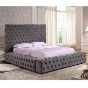<span class=keywords><strong>Cama</strong></span> de Almacenamiento Moderna y Cómoda para Dormitorio, Muebles para el Hogar y Hoteles, Precio Directo de Fábrica - Product Image 6