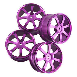 Jantes de voiture de course en alliage aluminium 120, roues avant et arrière RC - Product Image 1