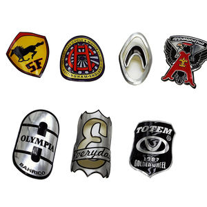 맞춤형 로고 양각 알루미늄 플레이트 스티커 금속 엠블럼 자전거 명판 비즈니스 선물 가능 - Product Image 6