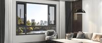 Ventanas Abatibles de Aleación de Aluminio Modernas con Certificación CE, Alto Rendimiento, Súper Insonorizadas, Impermeables, con Aislamiento Térmico Doble
