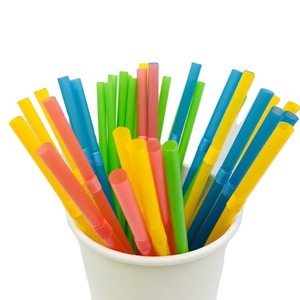 Pailles pliables compostables en PLA, emballées individuellement dans du papier, écologiques, fournies par l'usine - Product Image 3